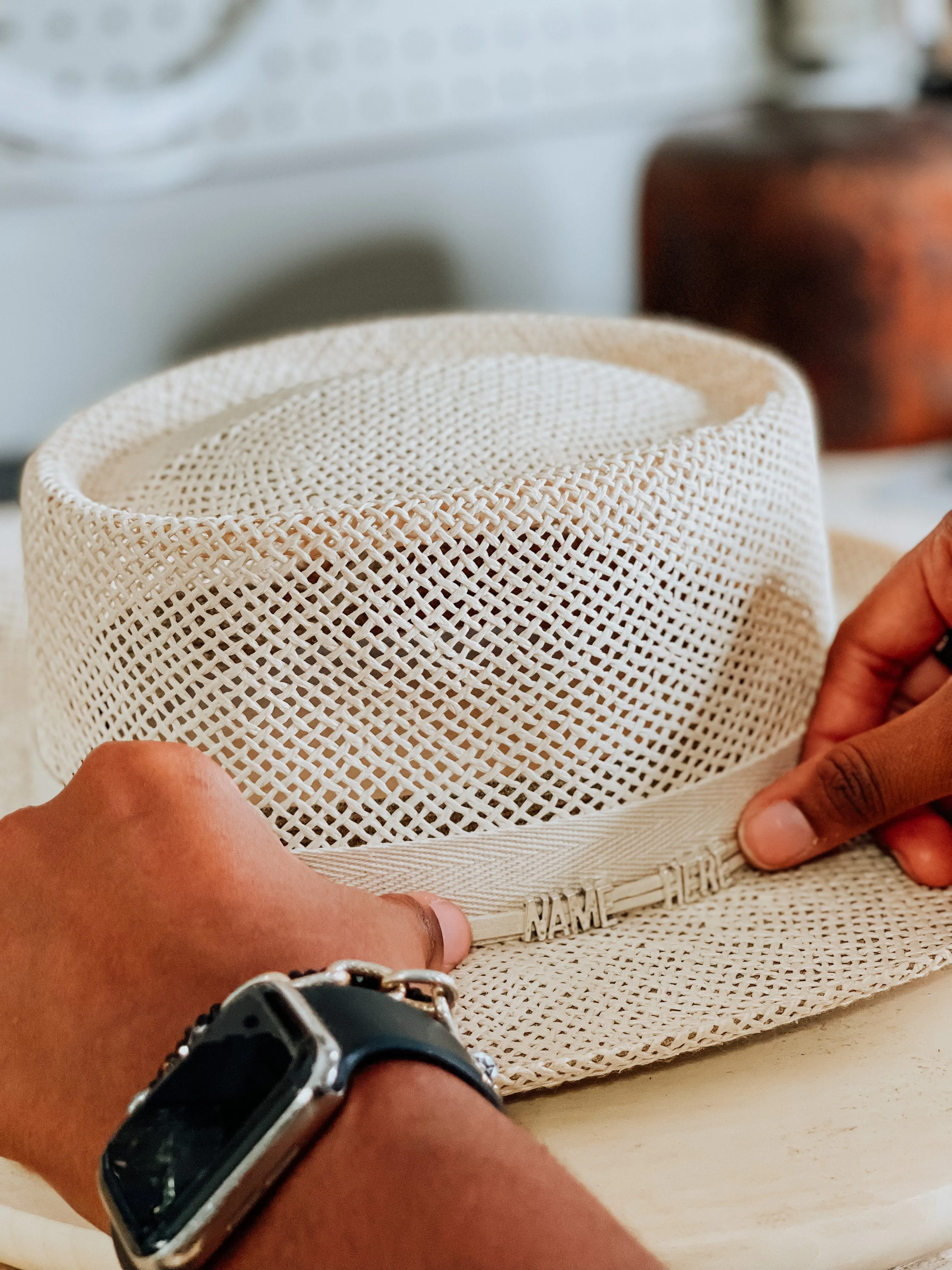 SHADY DAYS NAME HAT BAND - Up To 25 Letters
