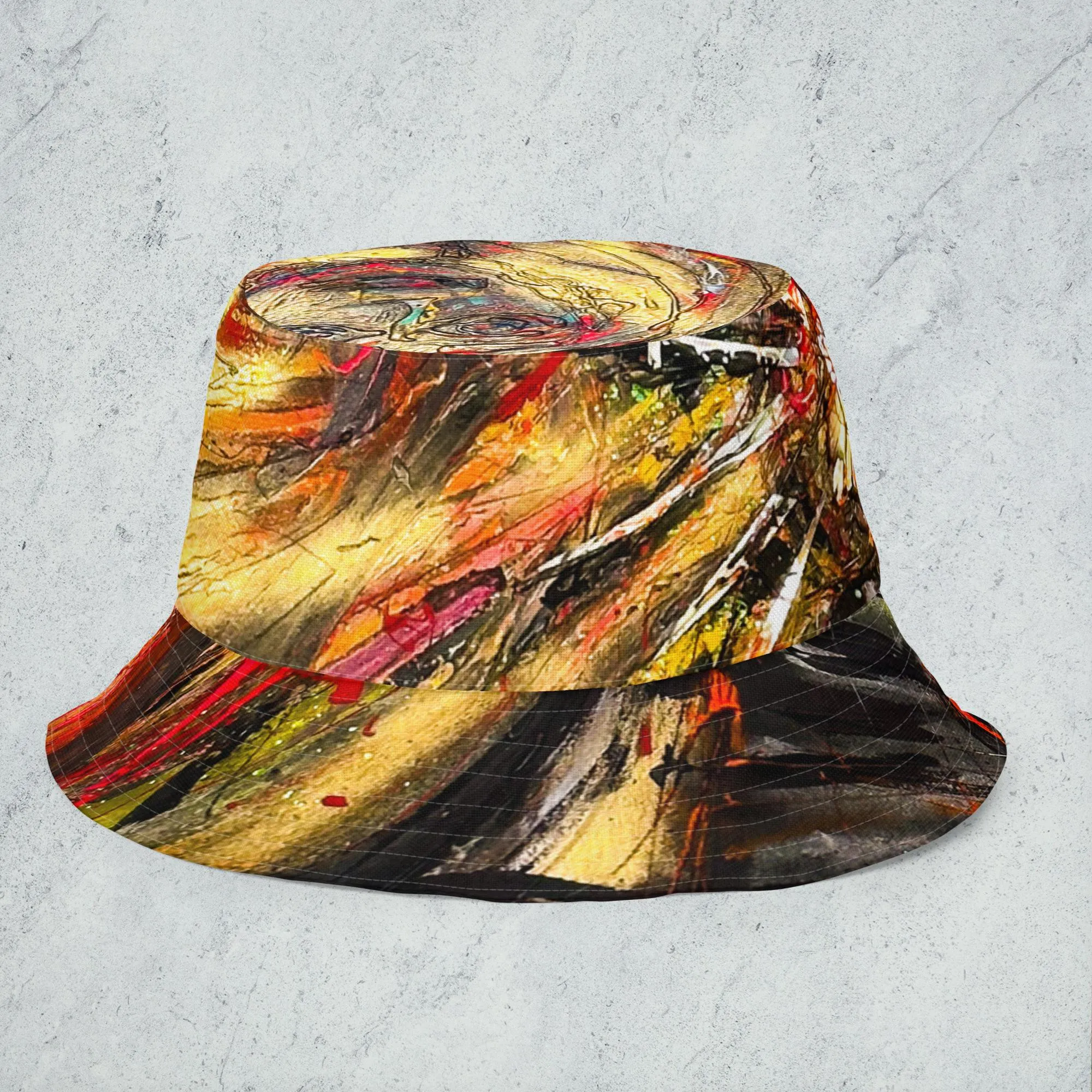 She Brings The Light Reversible bucket hat