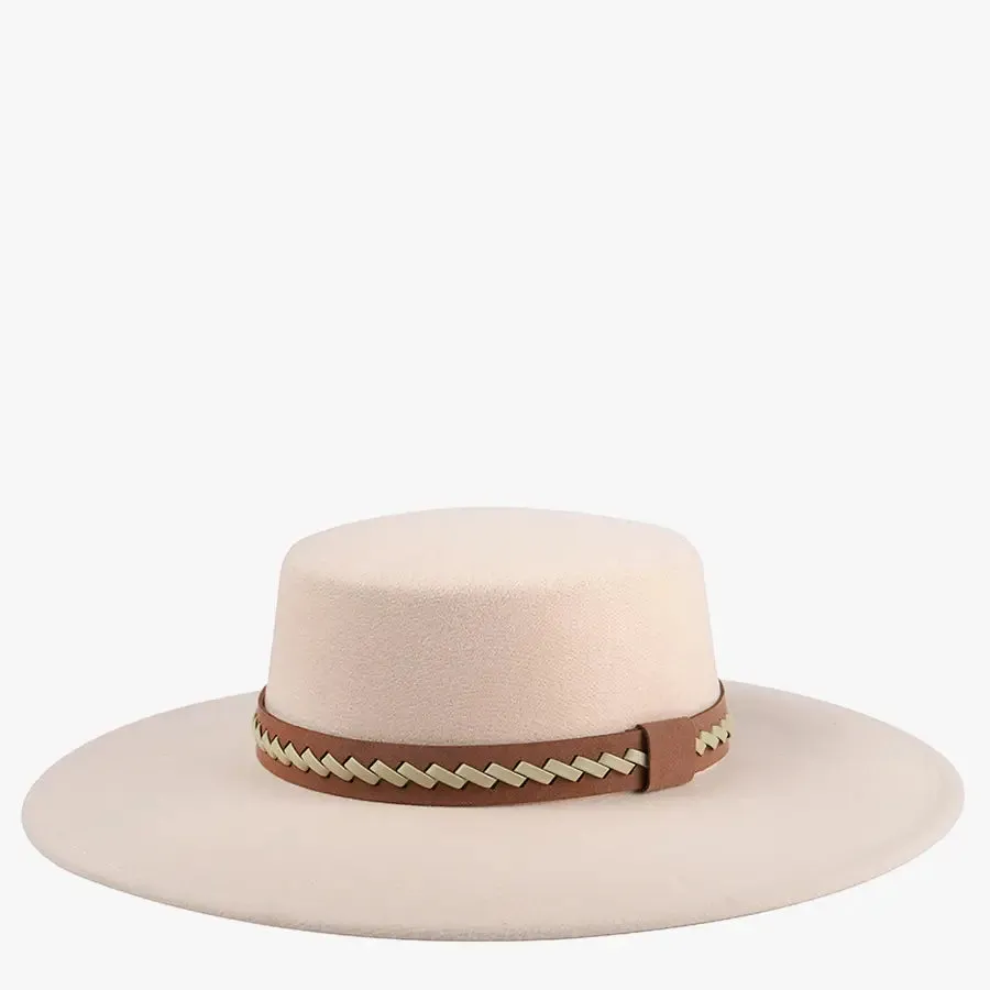 She’s A Keeper Wide Brim Hat - Beige