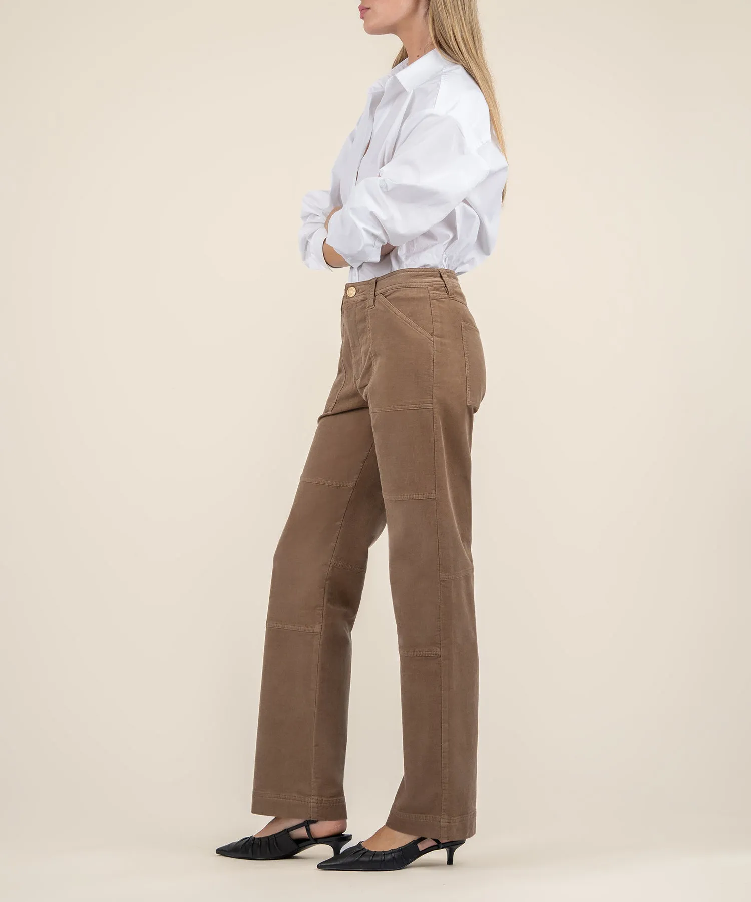 Sienna Corduroy High Rise Wide Leg - FINAL SALE