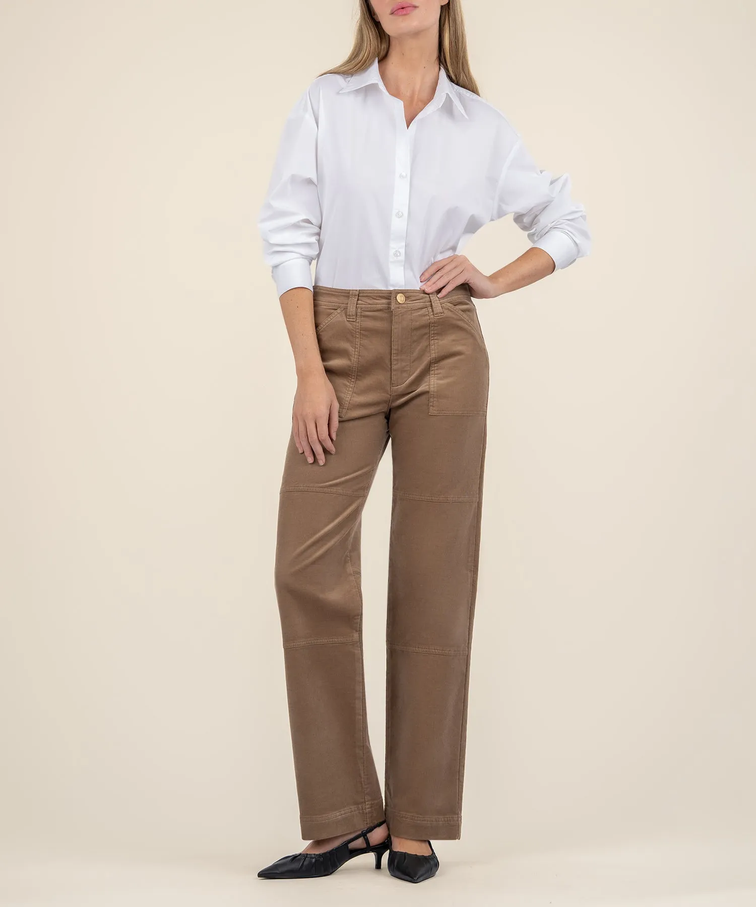 Sienna Corduroy High Rise Wide Leg - FINAL SALE