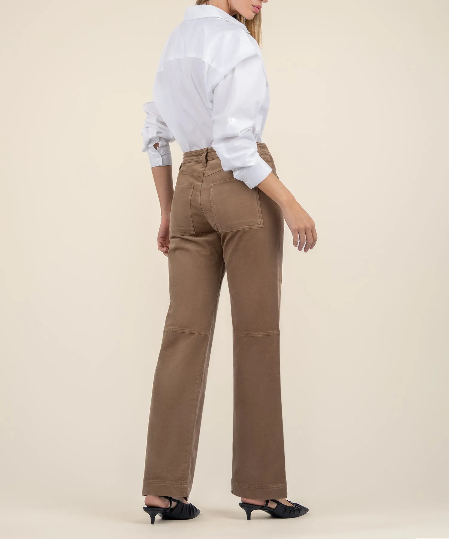 Sienna Corduroy High Rise Wide Leg - FINAL SALE