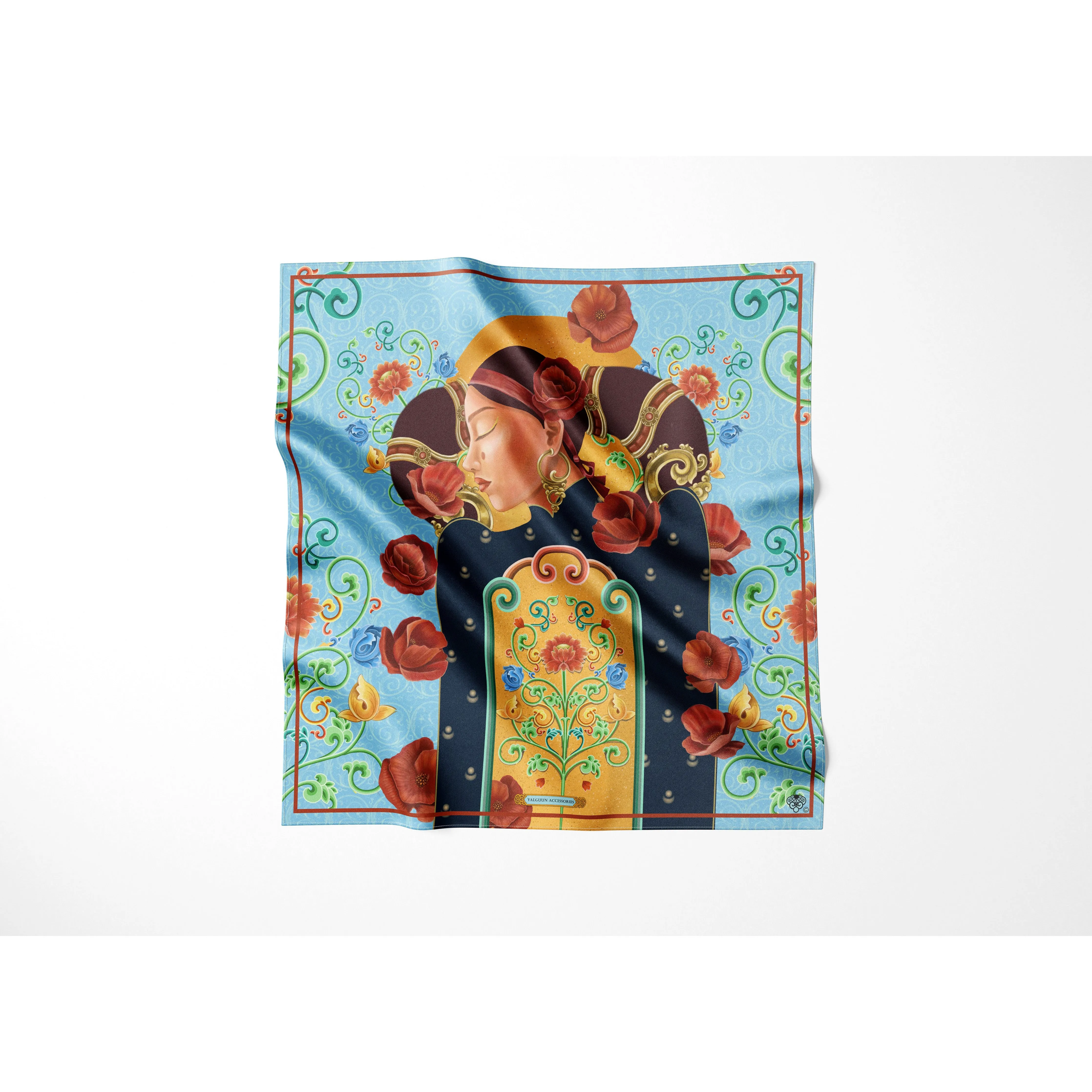 Silken Scarf Big Size