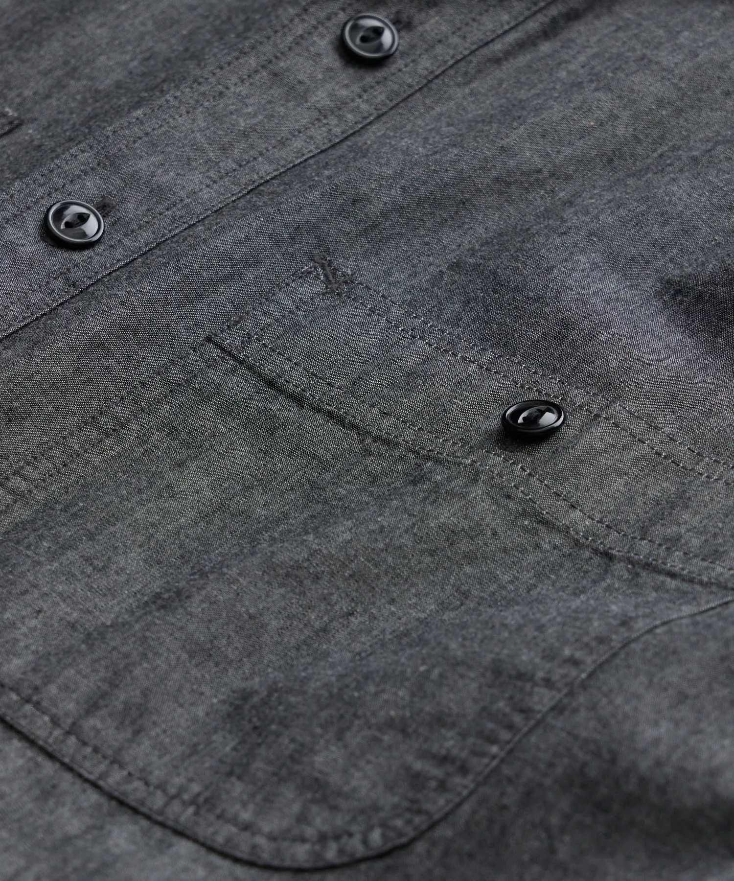 Slim Fit Japanese Chambray Work Shirt