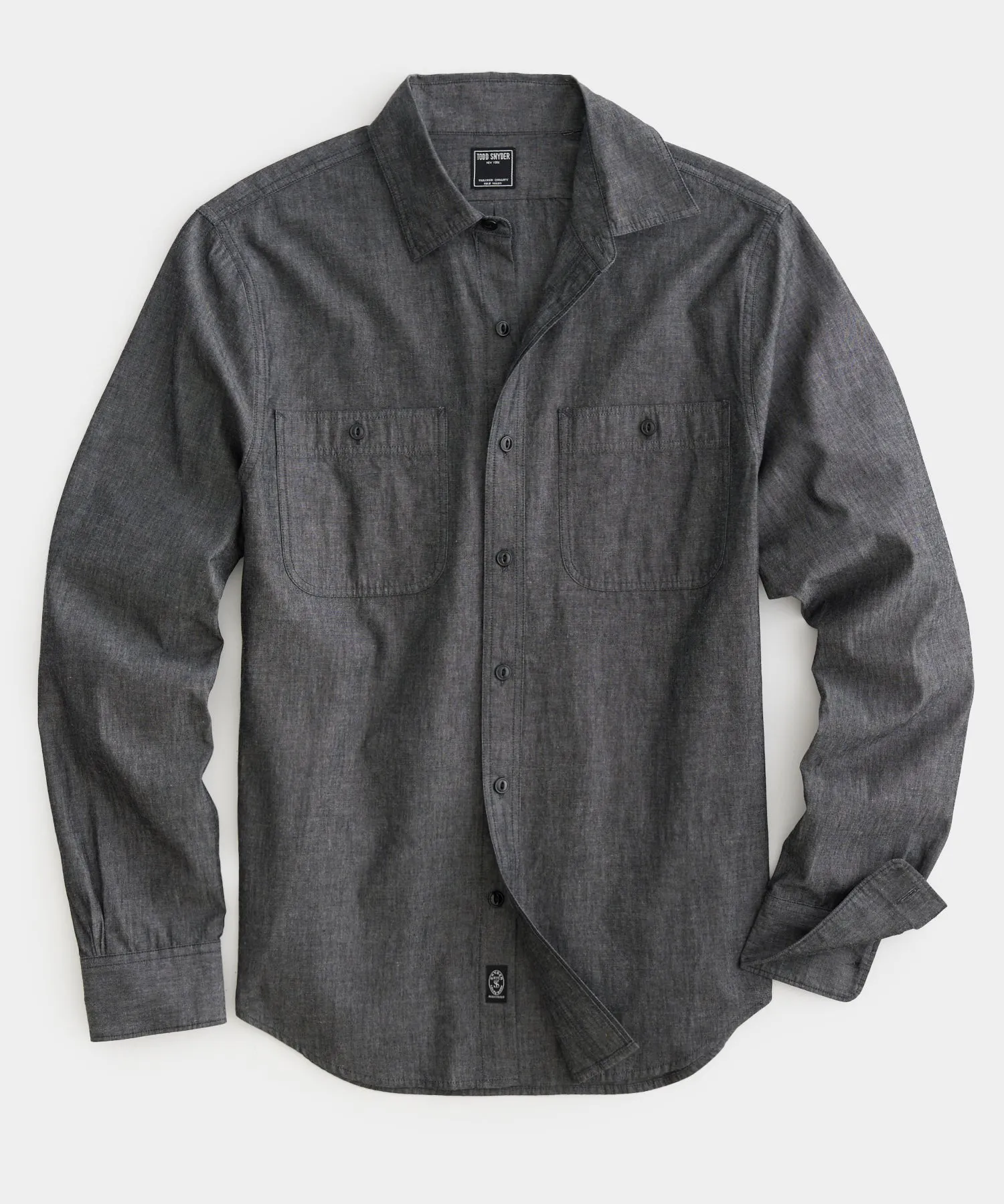 Slim Fit Japanese Chambray Work Shirt