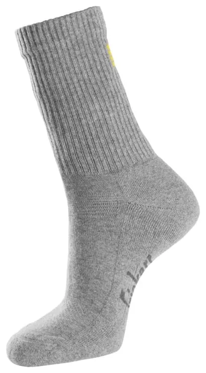 Snickers 9214 Cotton Work Socks 3 Pack with Enhanced Durability