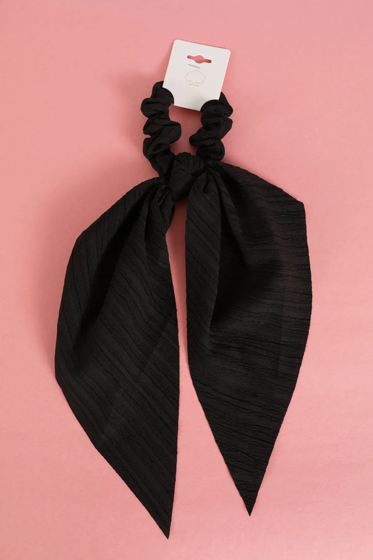 SOLID COLOR SCRUNCHIE SCARF HAIR ACCESSORIES