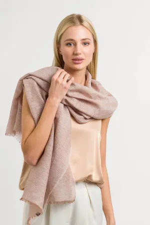 Solid Slub Hemp Cotton Scarf