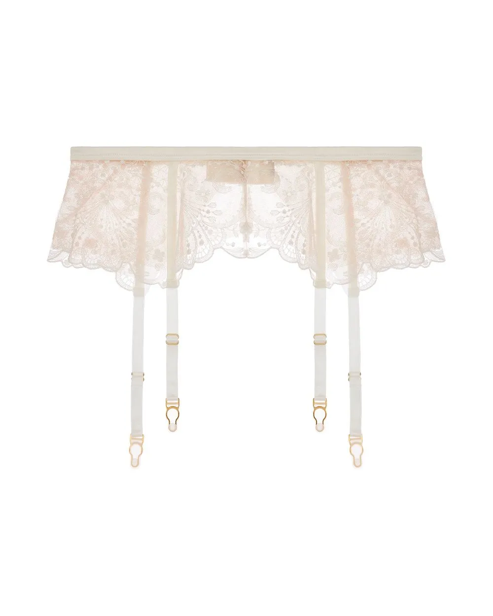 Spotlight Embroidered Suspender Belt