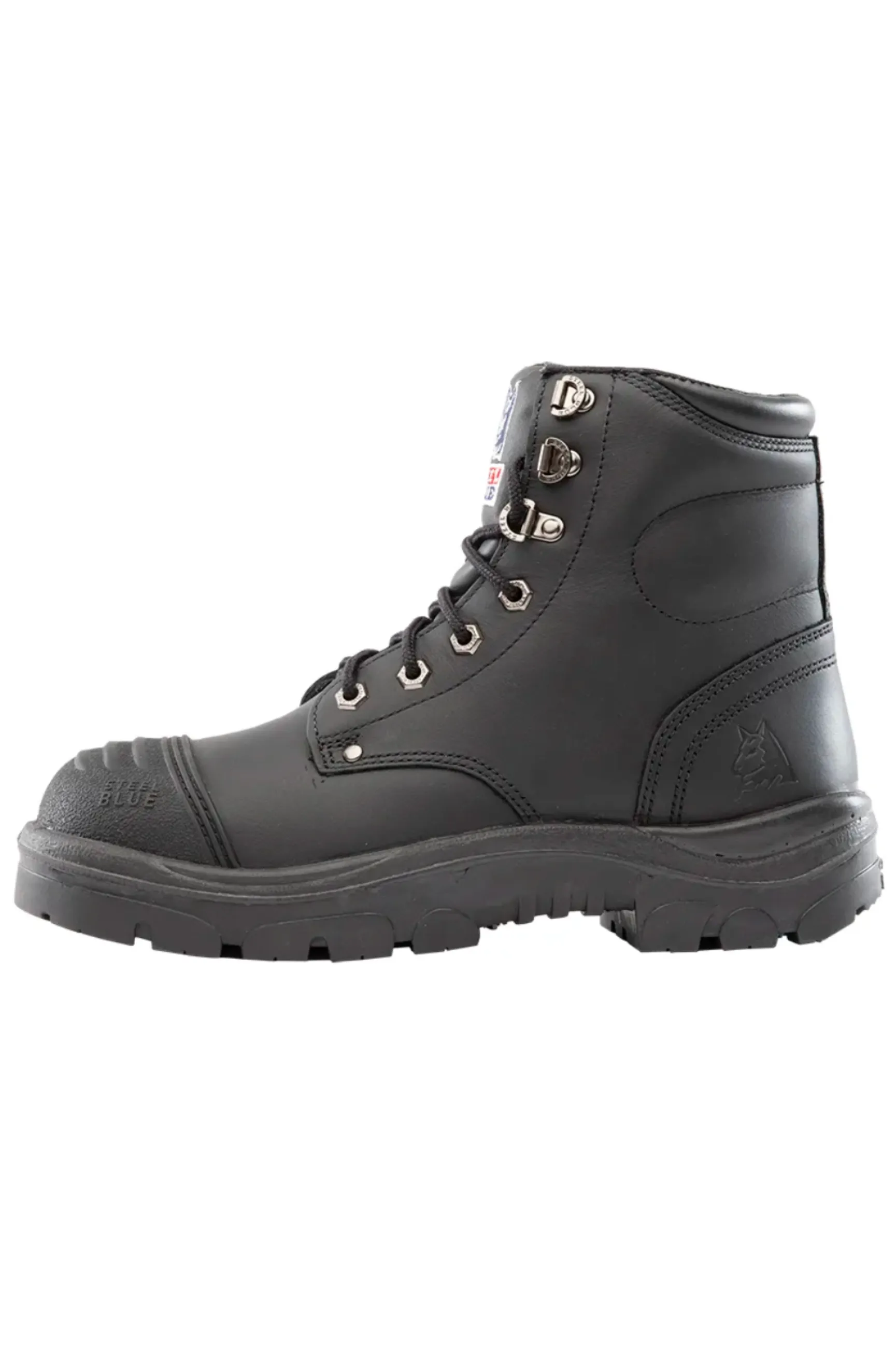 Steel Blue Argyle Zip Scuff Cap Boot