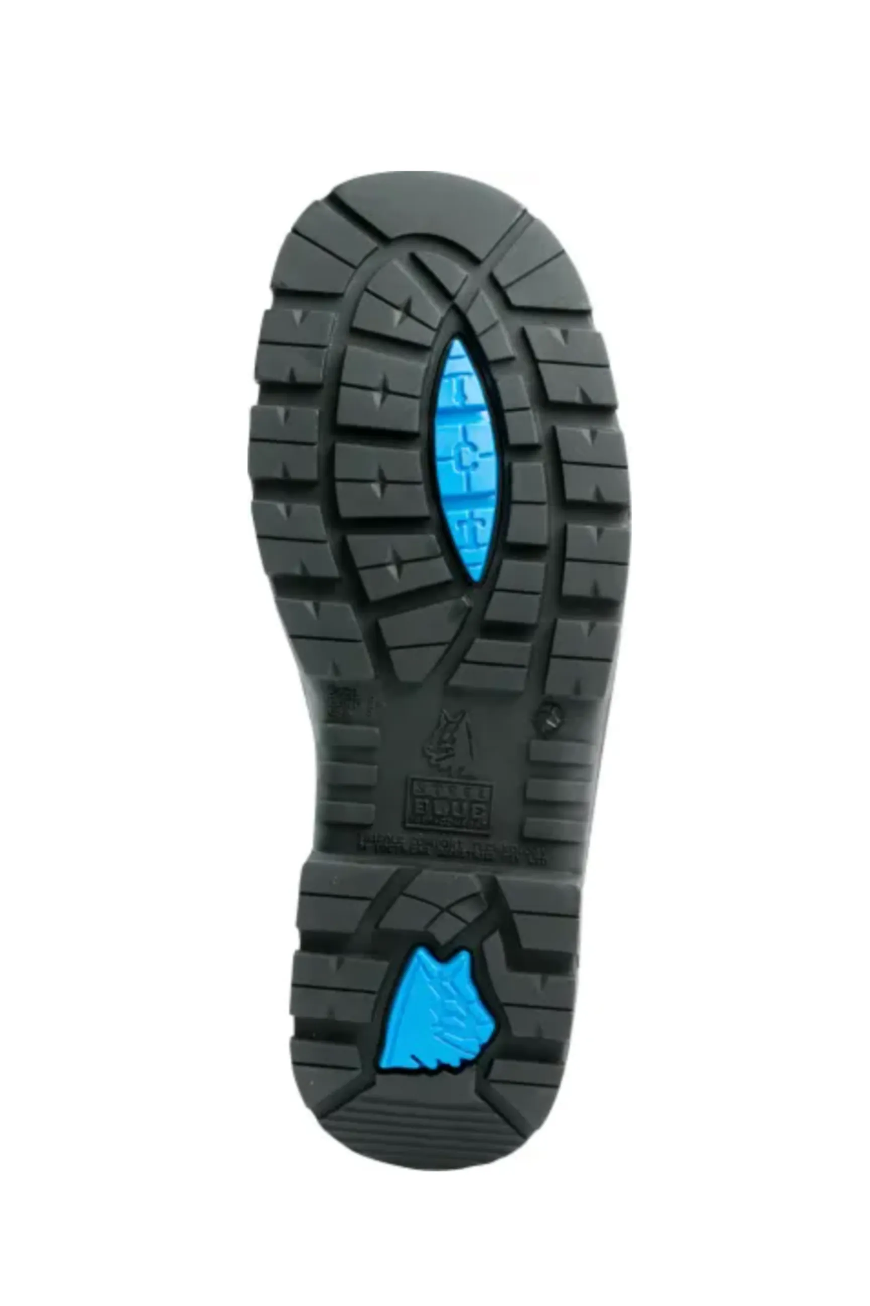 Steel Blue Argyle Zip Scuff Cap Boot