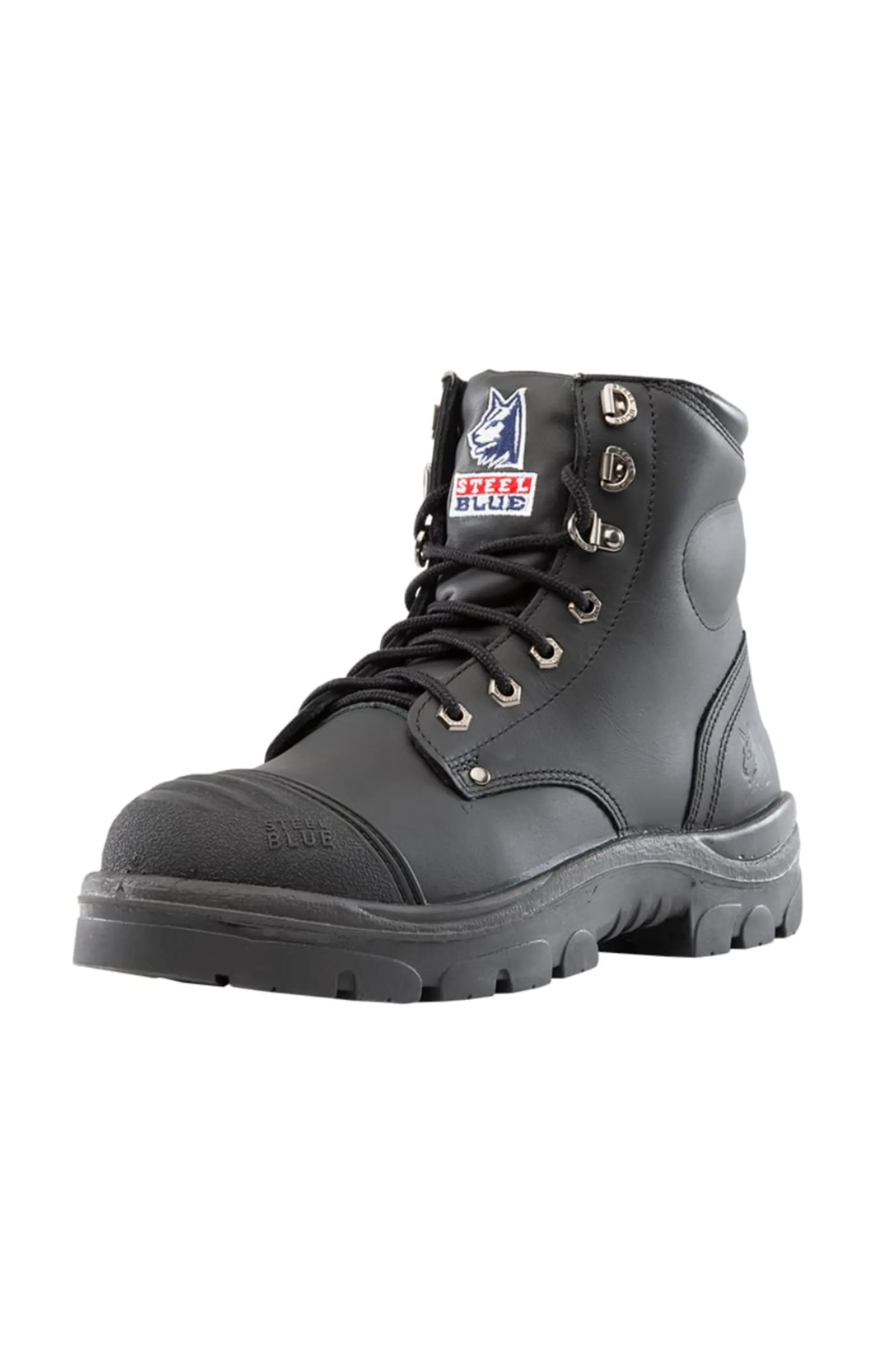 Steel Blue Argyle Zip Scuff Cap Boot