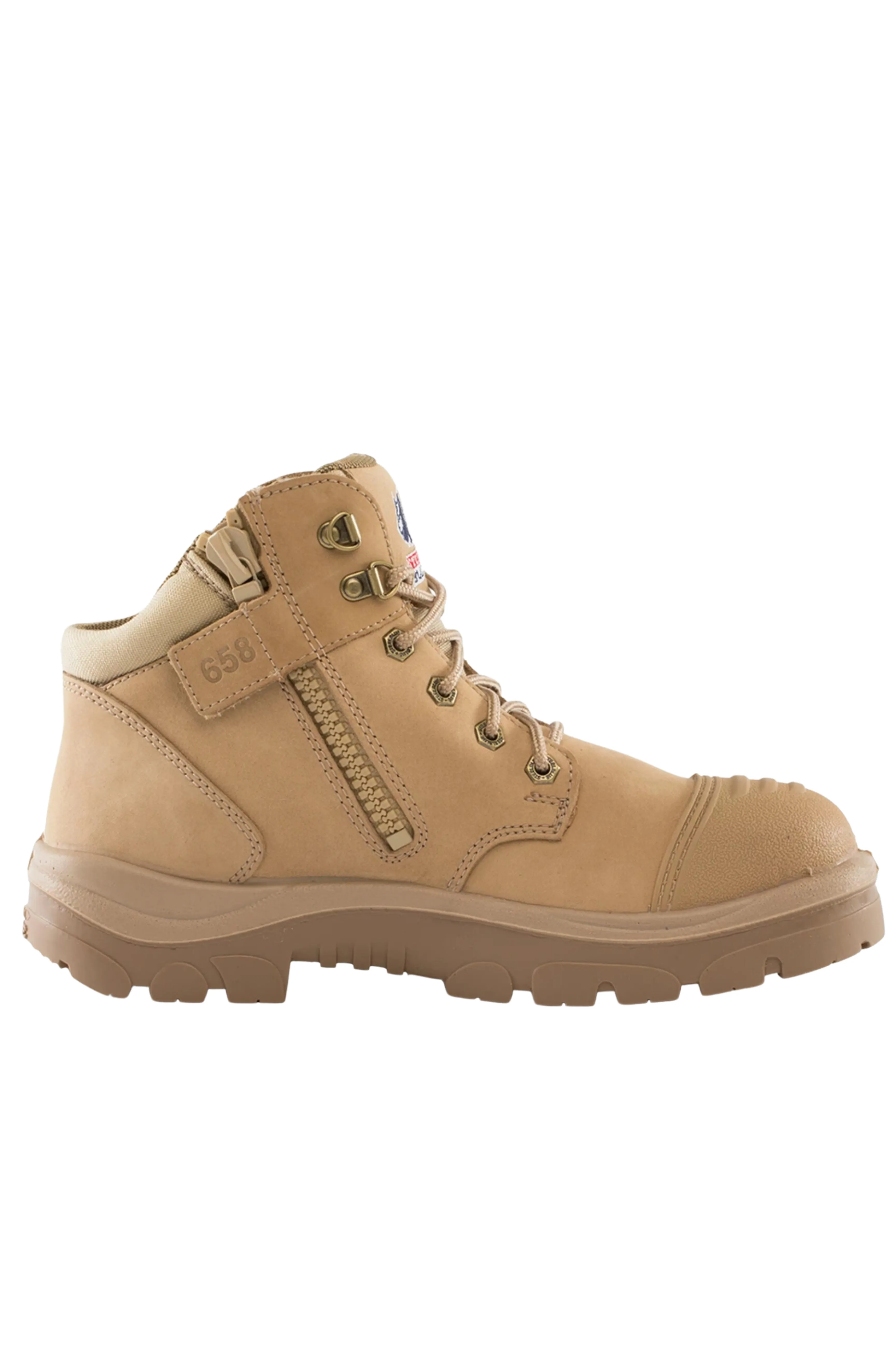 Steel Blue Parkes Zip Scuff Cap Boot