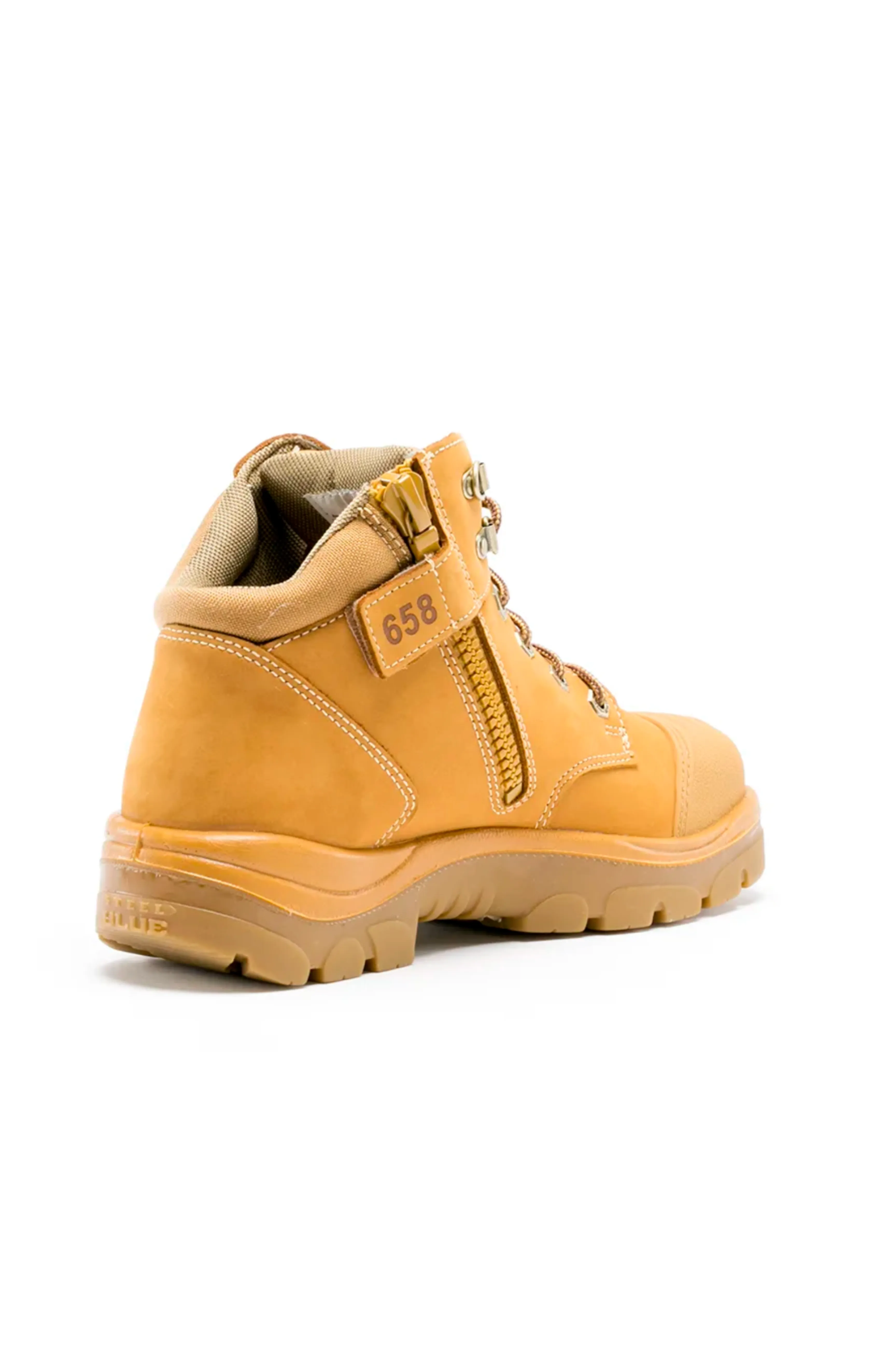 Steel Blue Parkes Zip Scuff Cap Boot