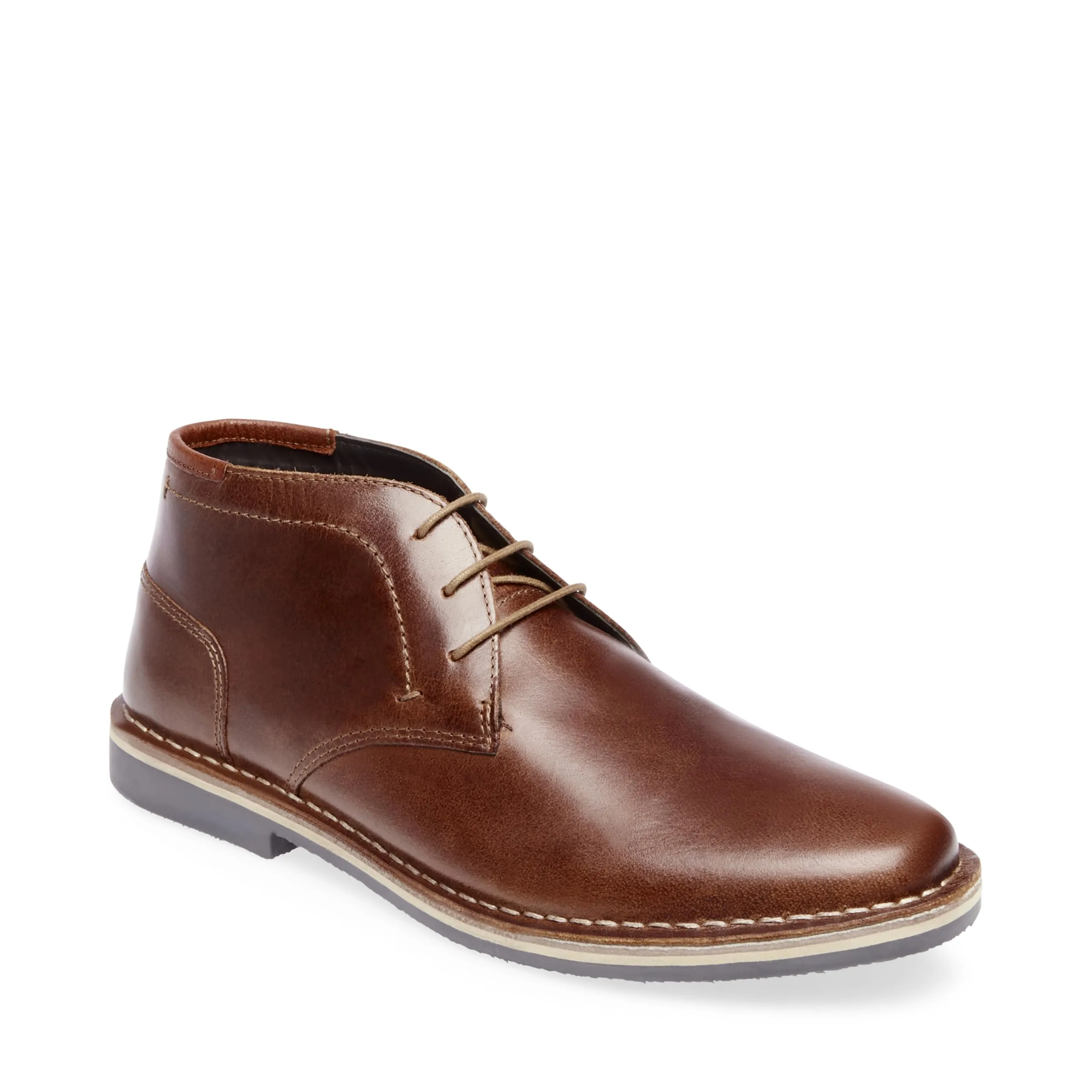 Steve Madden mens Harken chukka boots, Cognac, 8.5 US