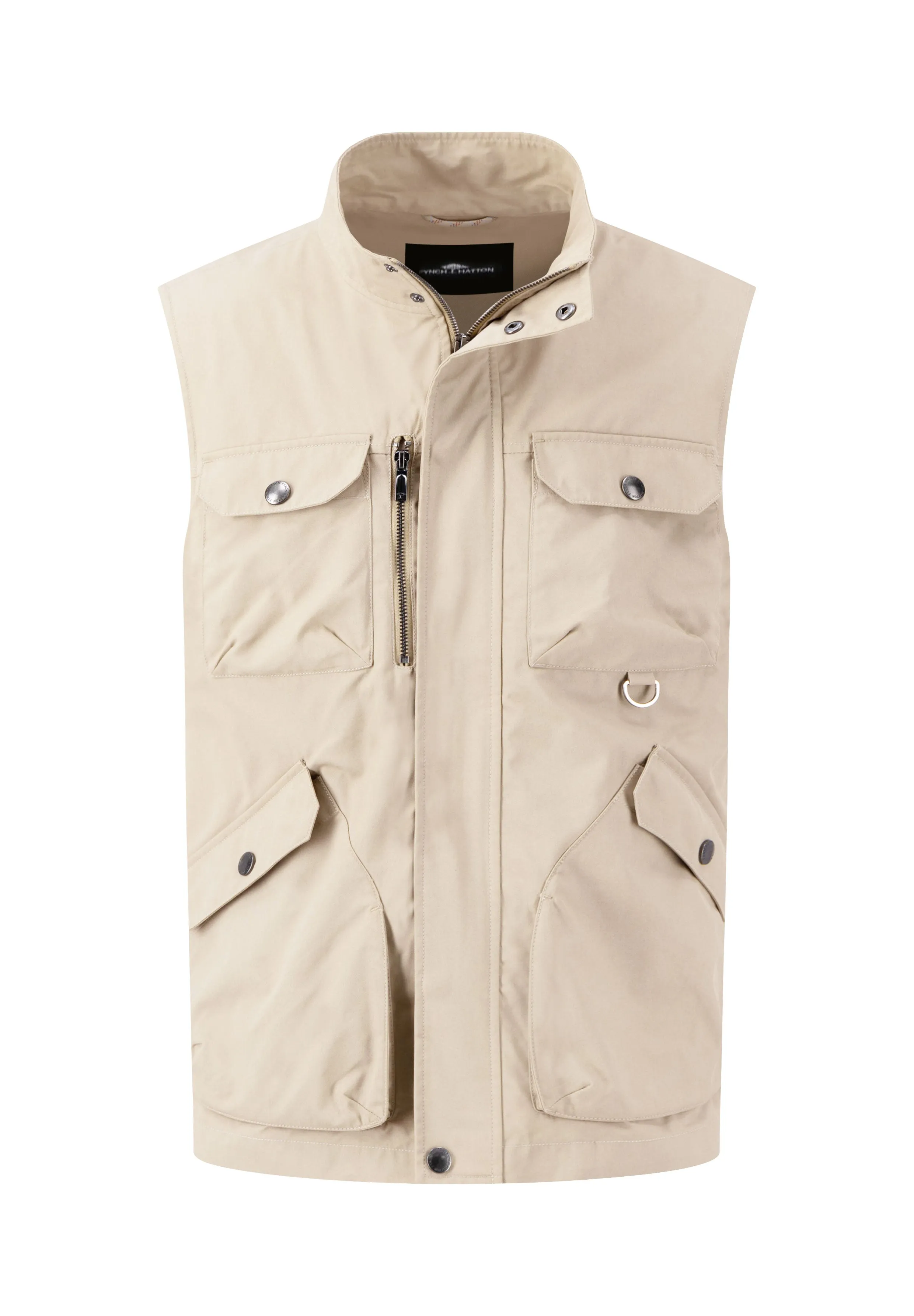 Stilvolle Outdoor-Weste im Utility-Look