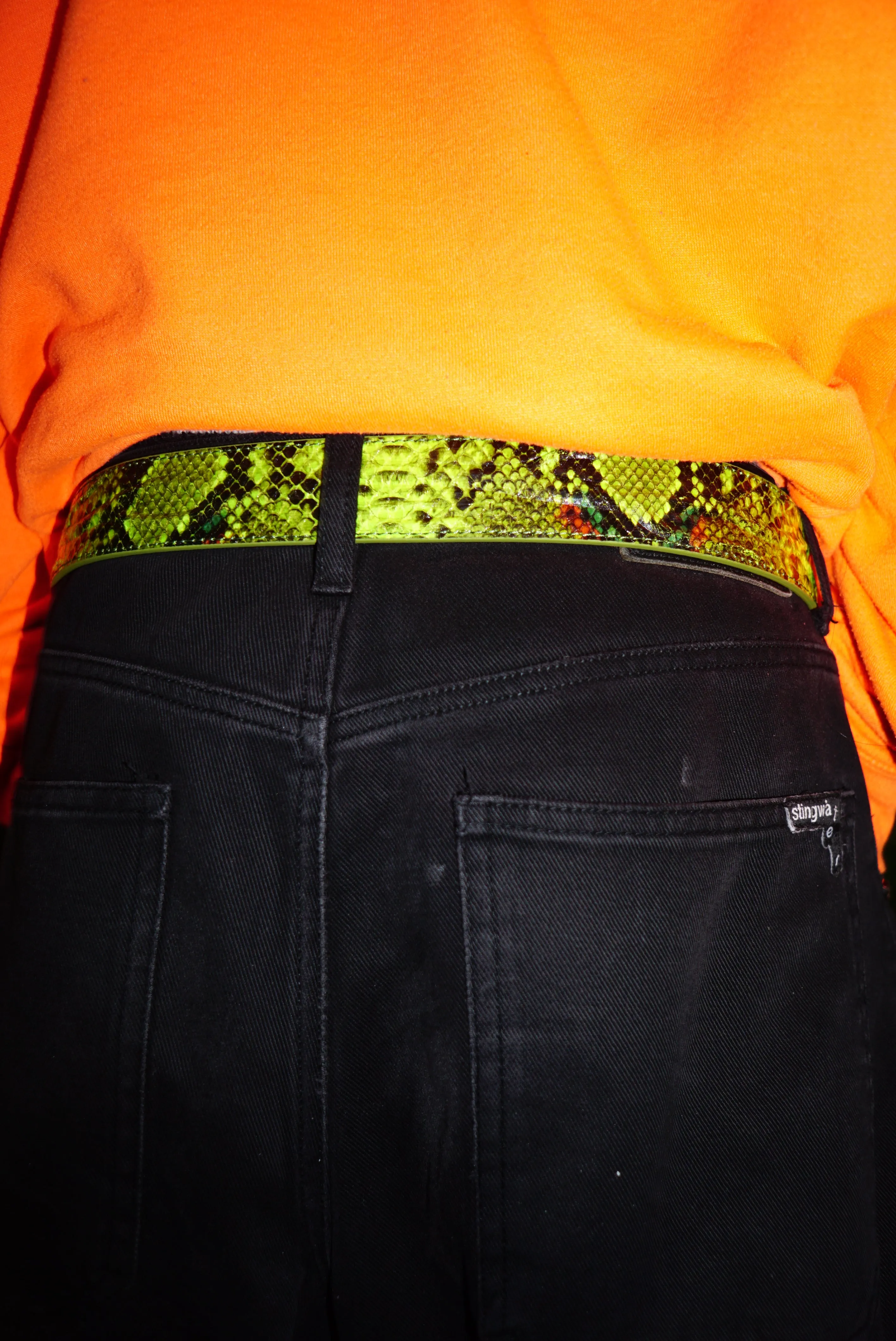 Stingwater Vein Belt Green Snake