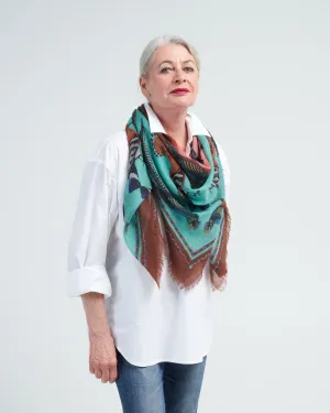 storkevole st scarf - pheasant
