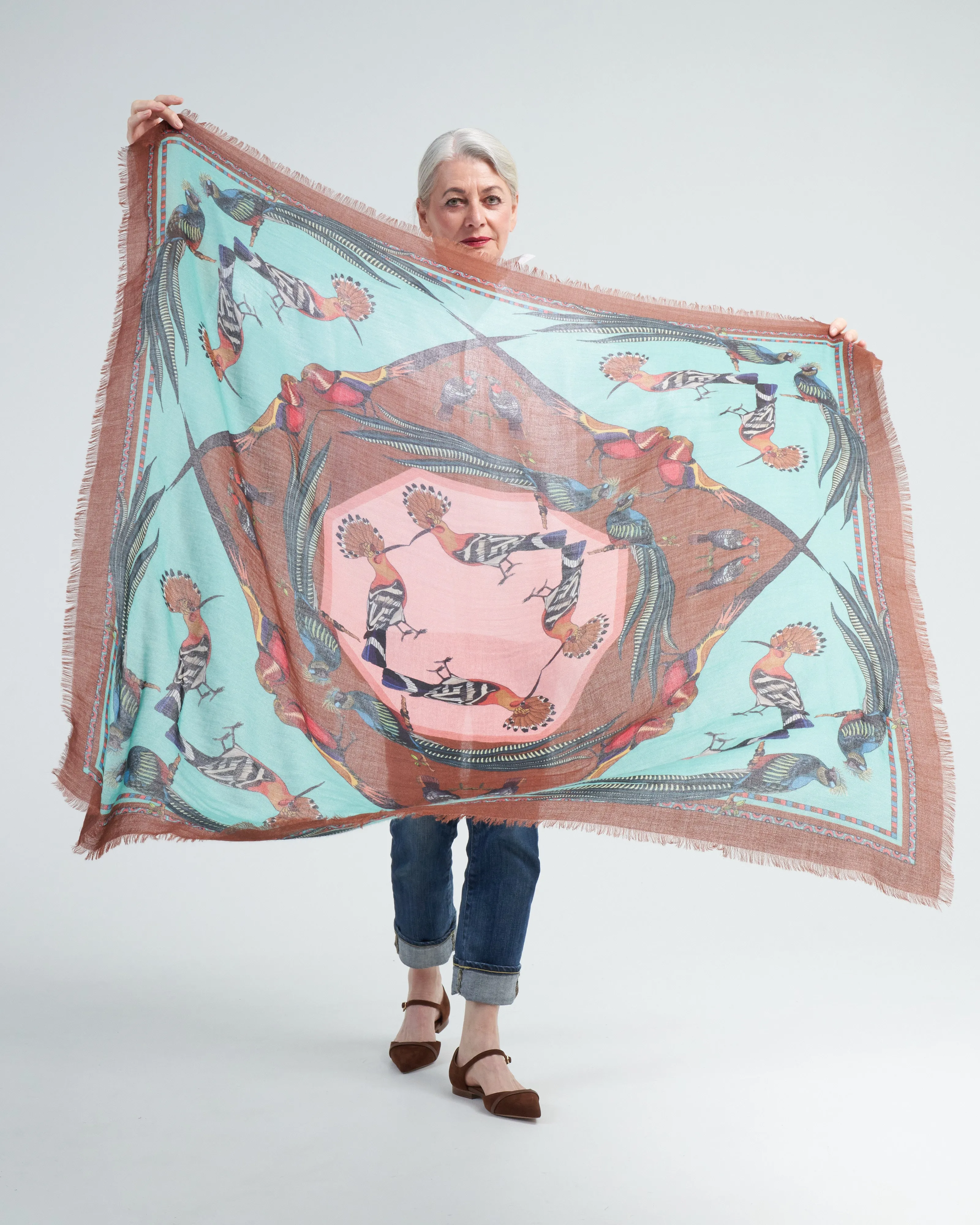 storkevole st scarf - pheasant