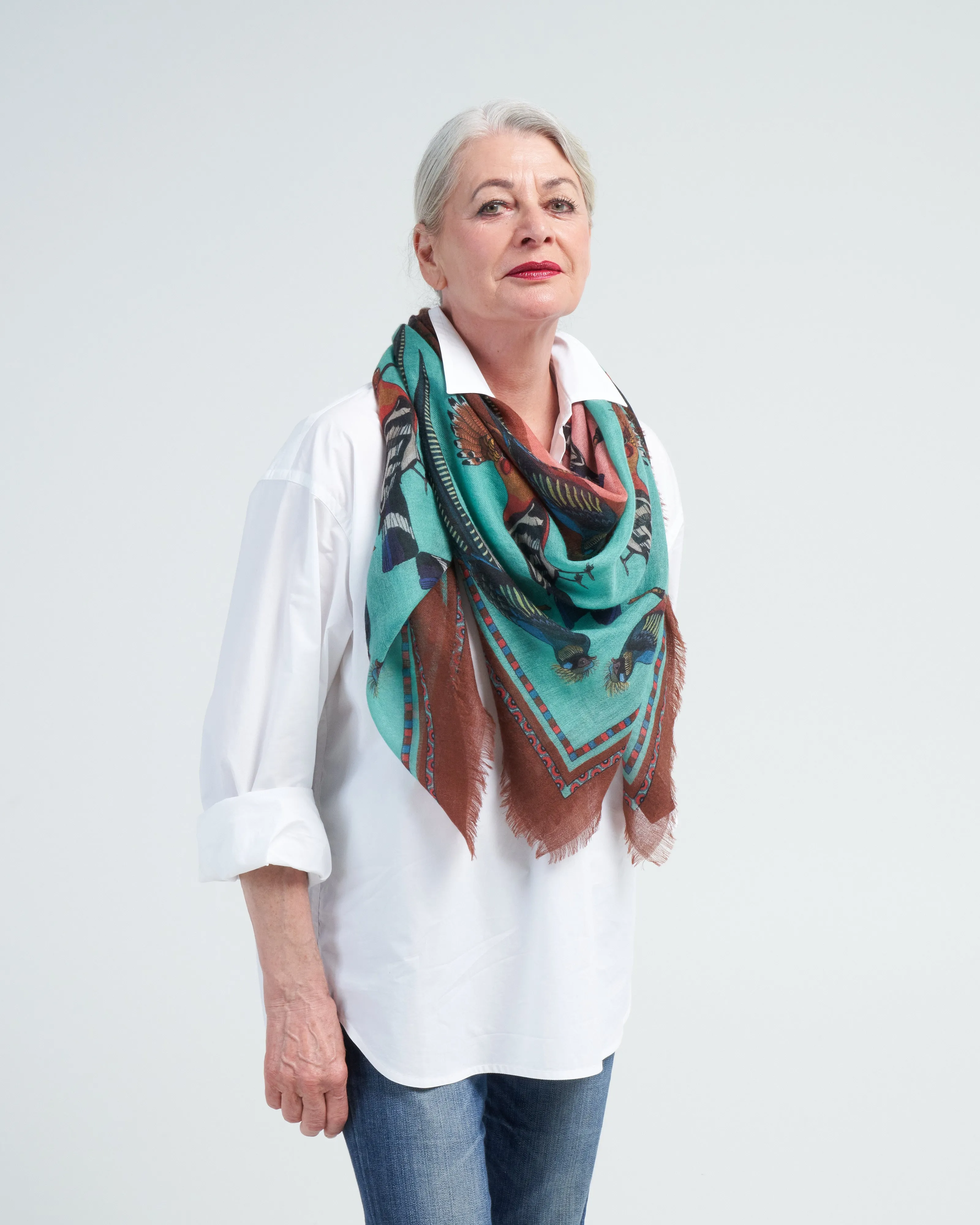 storkevole st scarf - pheasant
