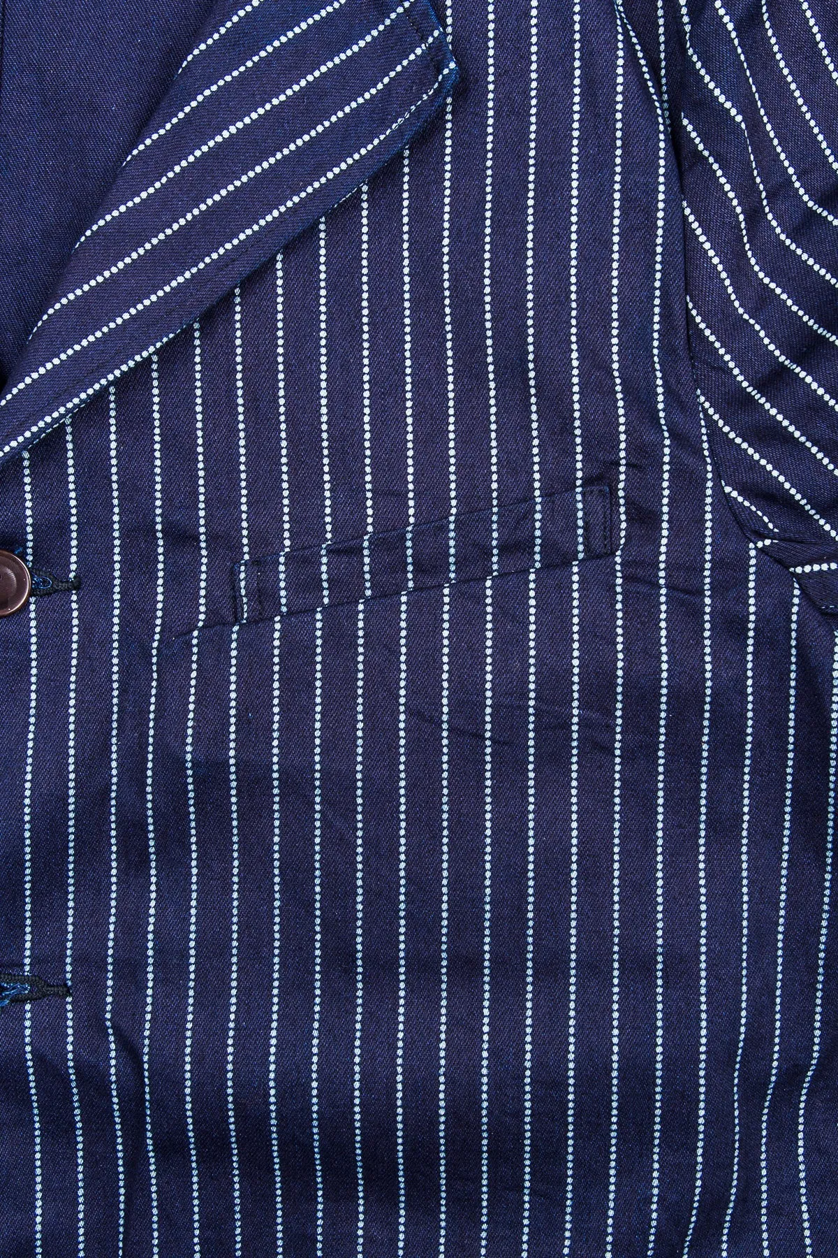 Sugar Cane & Co. 9oz Indigo Wabash Stripe Jacket