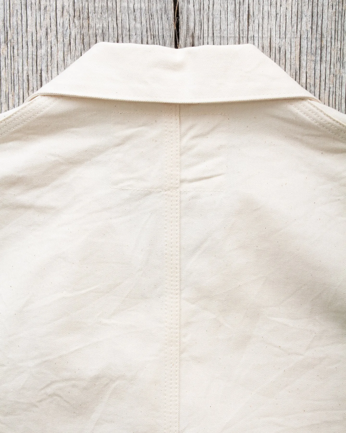 Sugar Cane & Co. Fiction Romance 9oz White Boat Sail Drill 1920's Work Coat SC15504