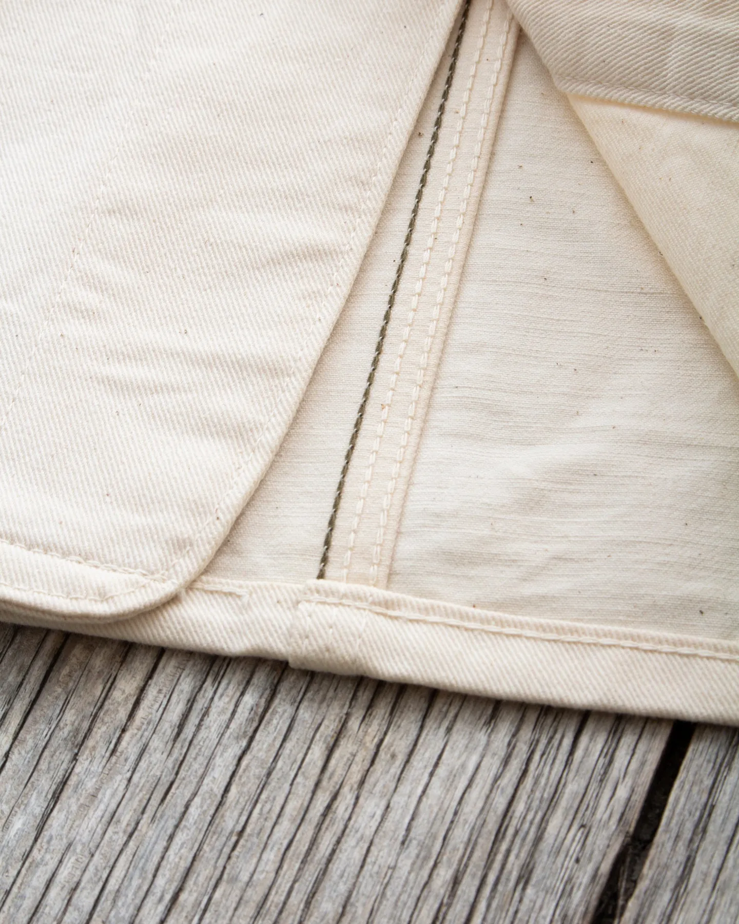 Sugar Cane & Co. Fiction Romance 9oz White Boat Sail Drill 1920's Work Coat SC15504