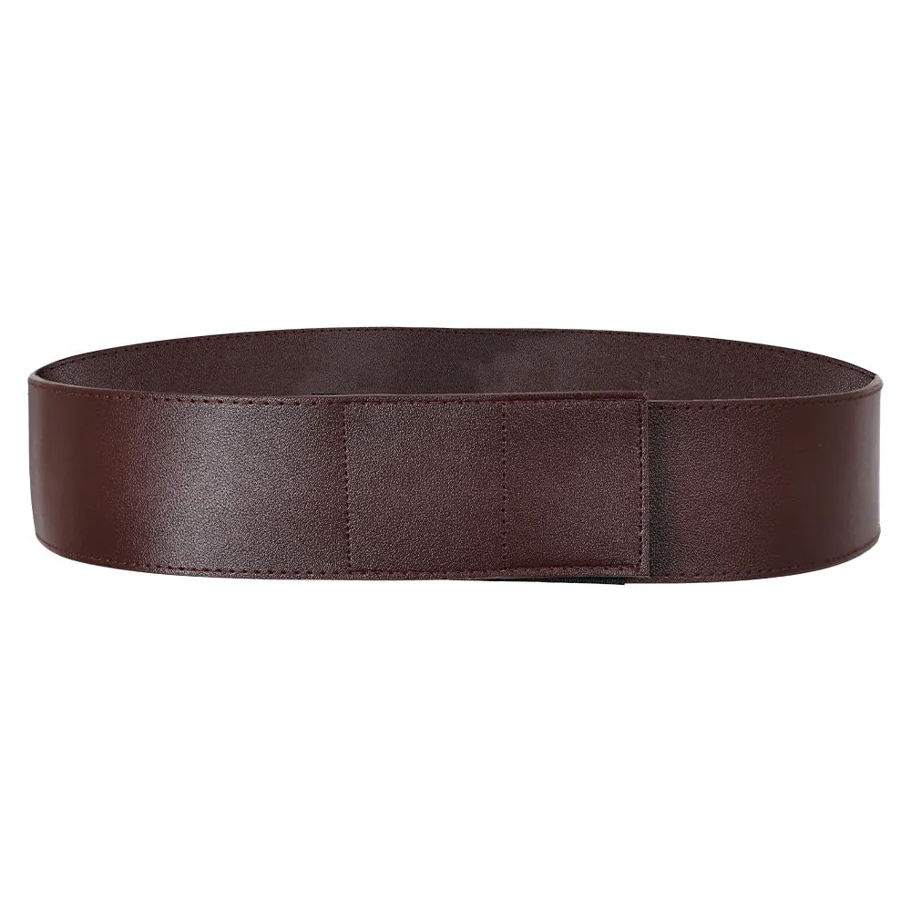 SW Jedi Cosplay Brown Belt Waistband Halloween Carnival Costume Accessories Props