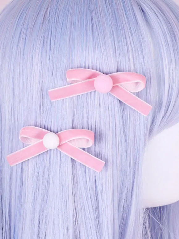 Sweet Lolita Hat Pink BowknotBow Polyester Lolita Accessories Headwear