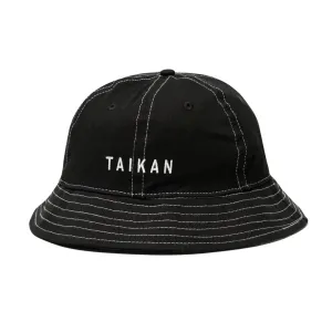 Taikan Bell Bucket Hat - Black Contrast Stitch