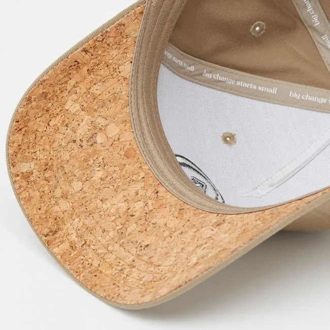 Tentree Logo Cork Brim Altitude Hat - Fossil/Ash Brown