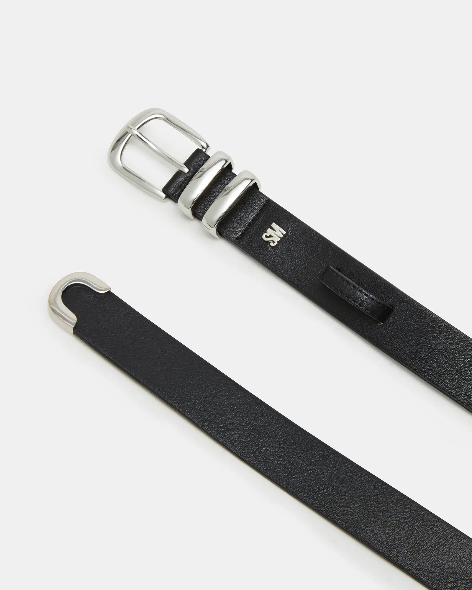 TEXTURED BELT BLACK