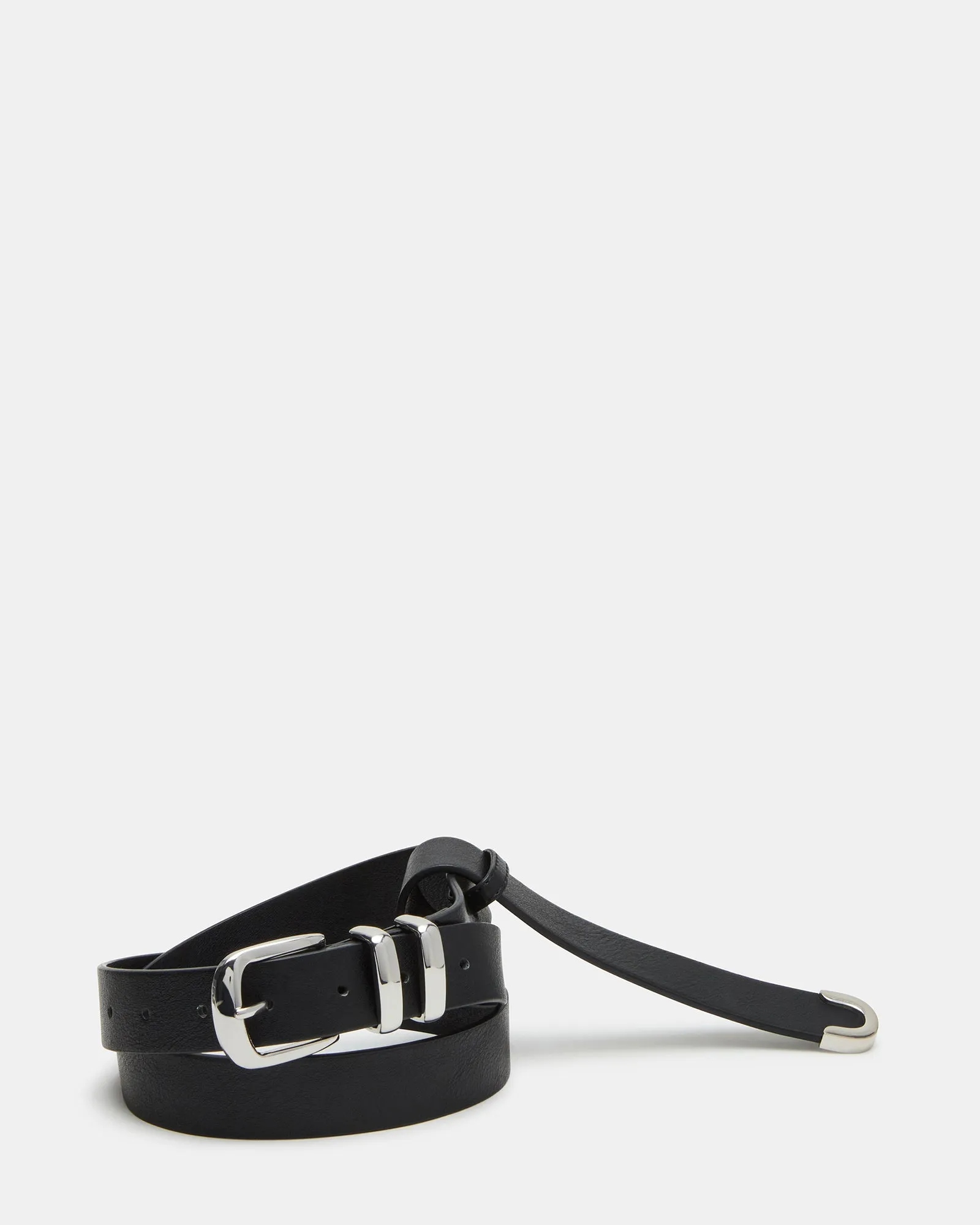 TEXTURED BELT BLACK