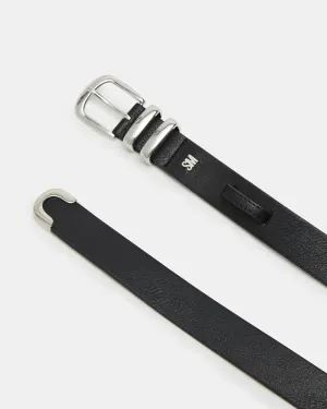TEXTURED BELT BLACK