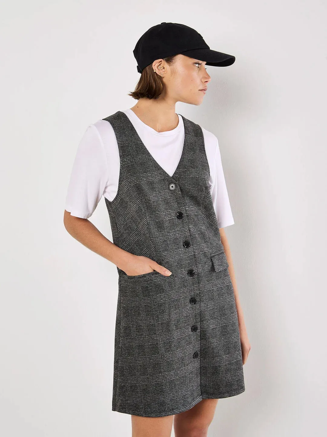 The Catherine Waistcoat Mini Dress