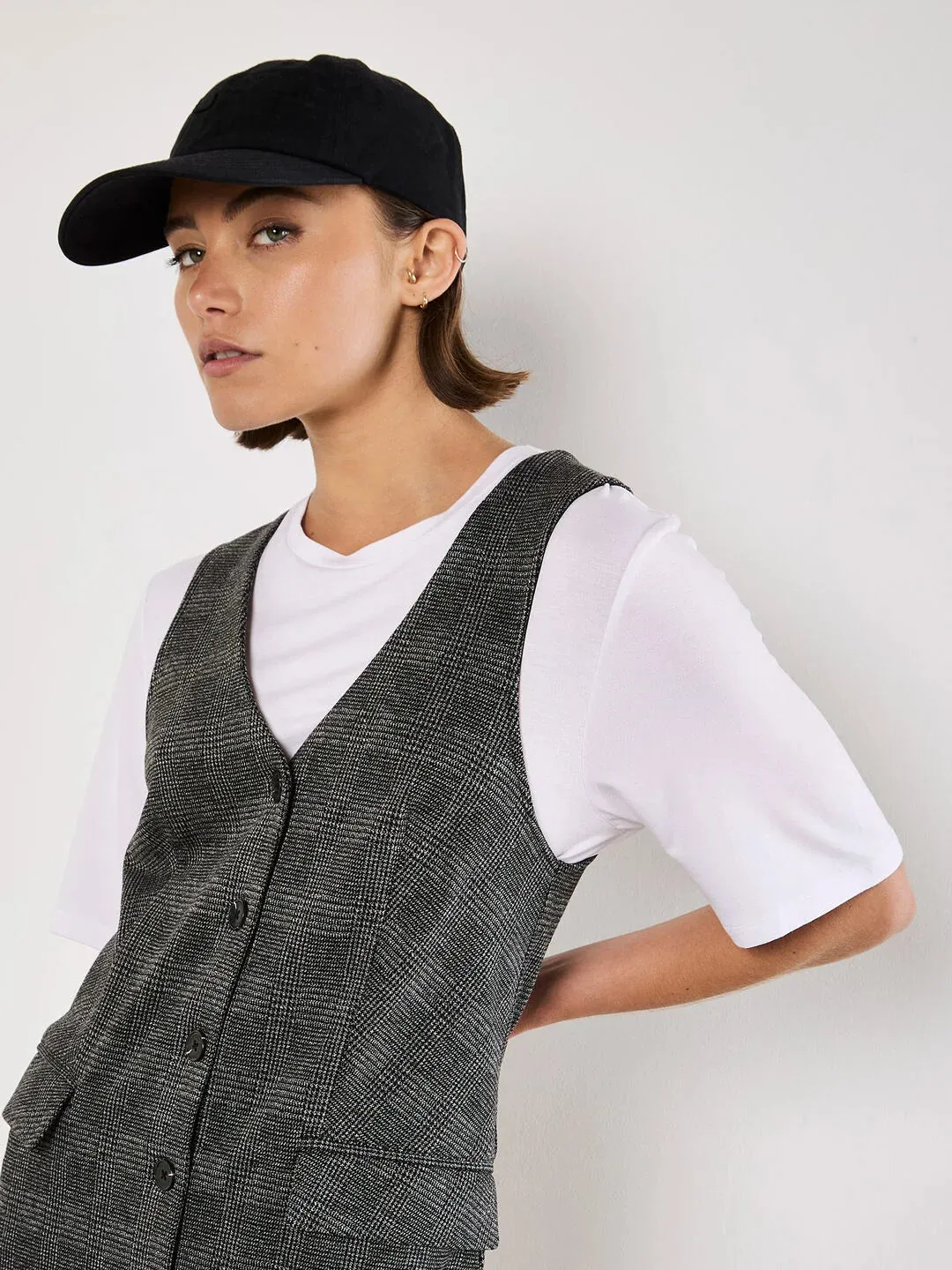 The Catherine Waistcoat Mini Dress