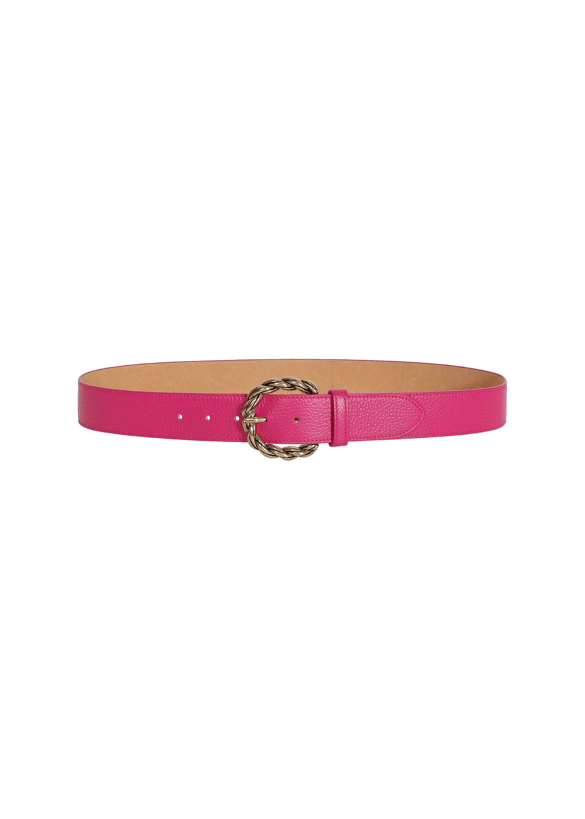 The Jenny Leather Belt by FRNCH - Fuchsia