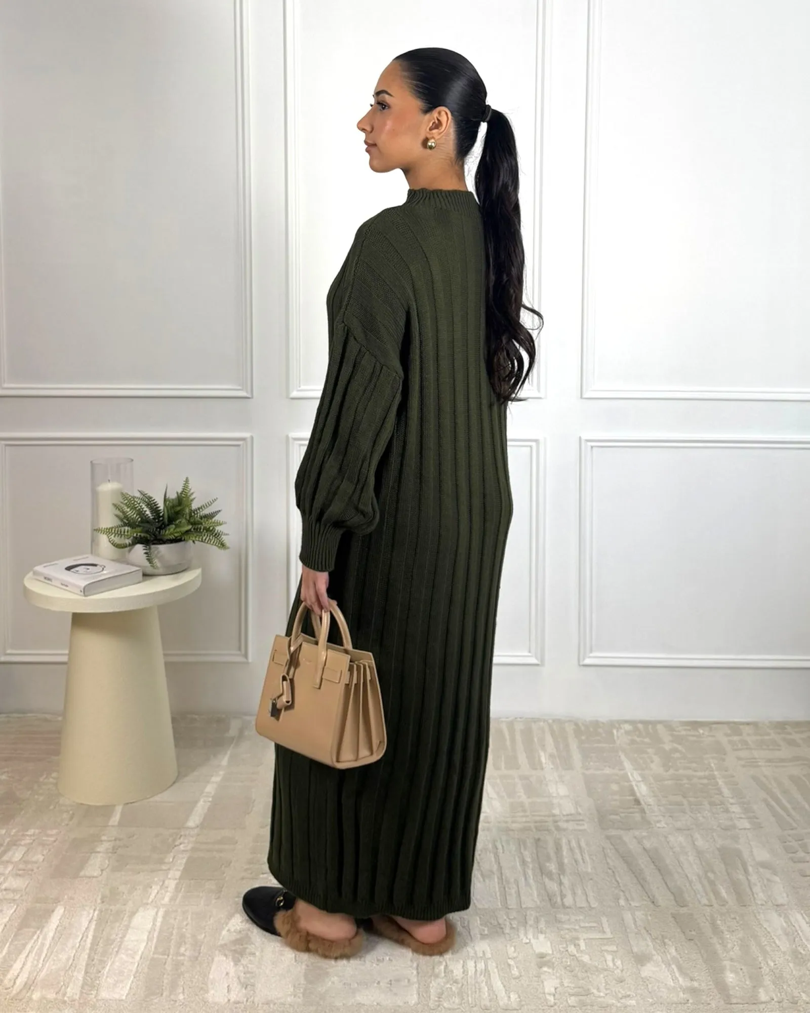 The Khaki Woodland Pine Dress