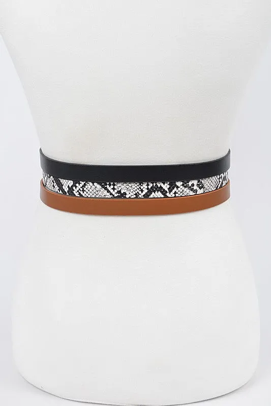 Three Piece Belt Set
