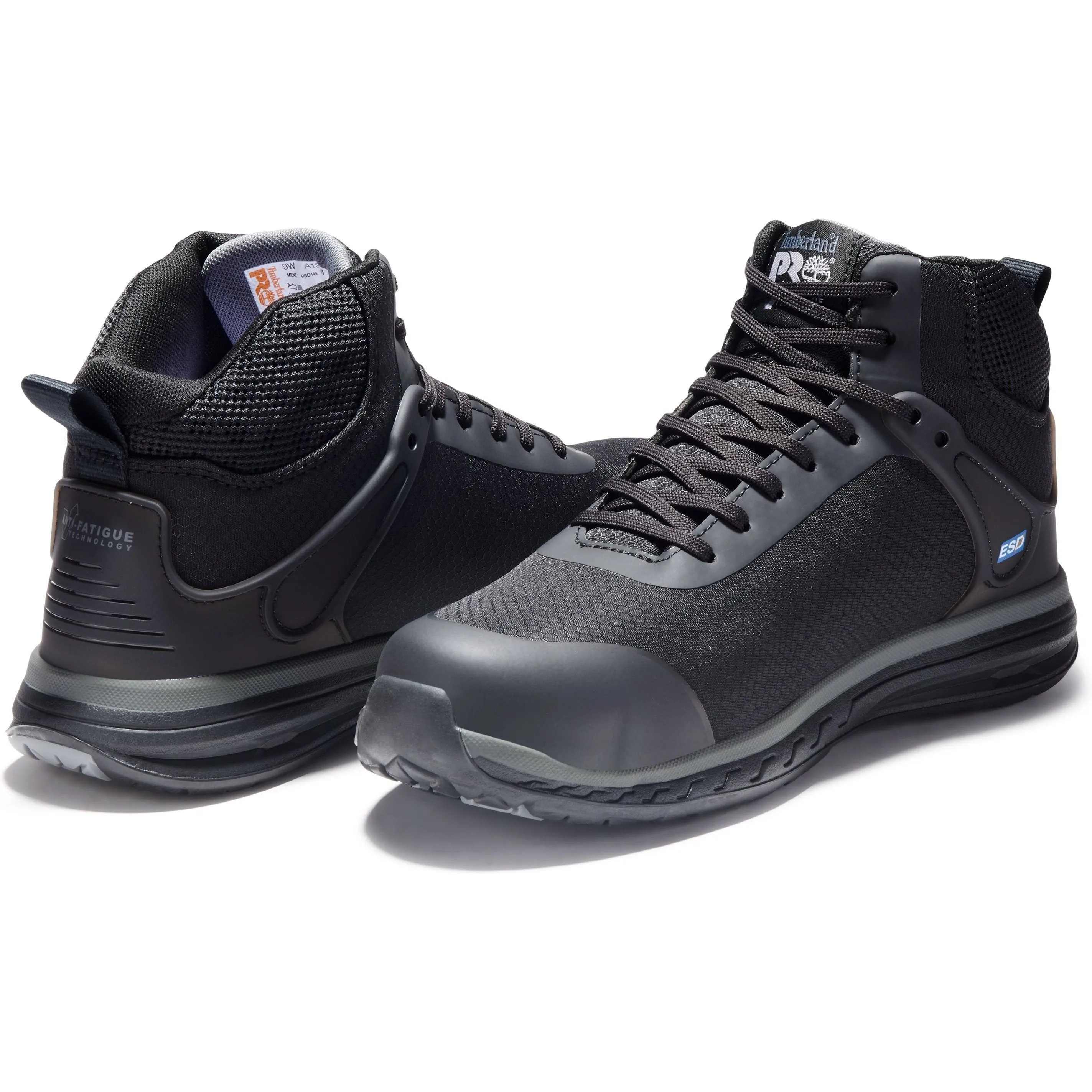 Timberland PRO Drivetrain Composite Toe Work Boots - Men's Black - TB0A1S5M001