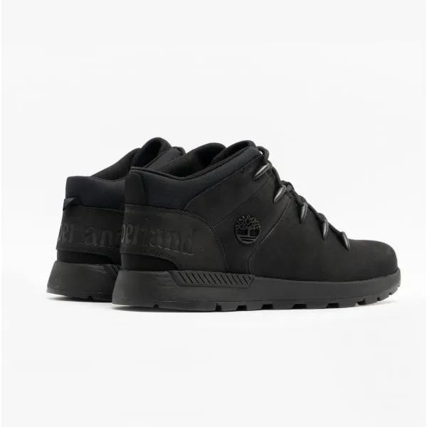Timberland SPRINT TREKKER MID Mens Nubuck Chukka Boots Black