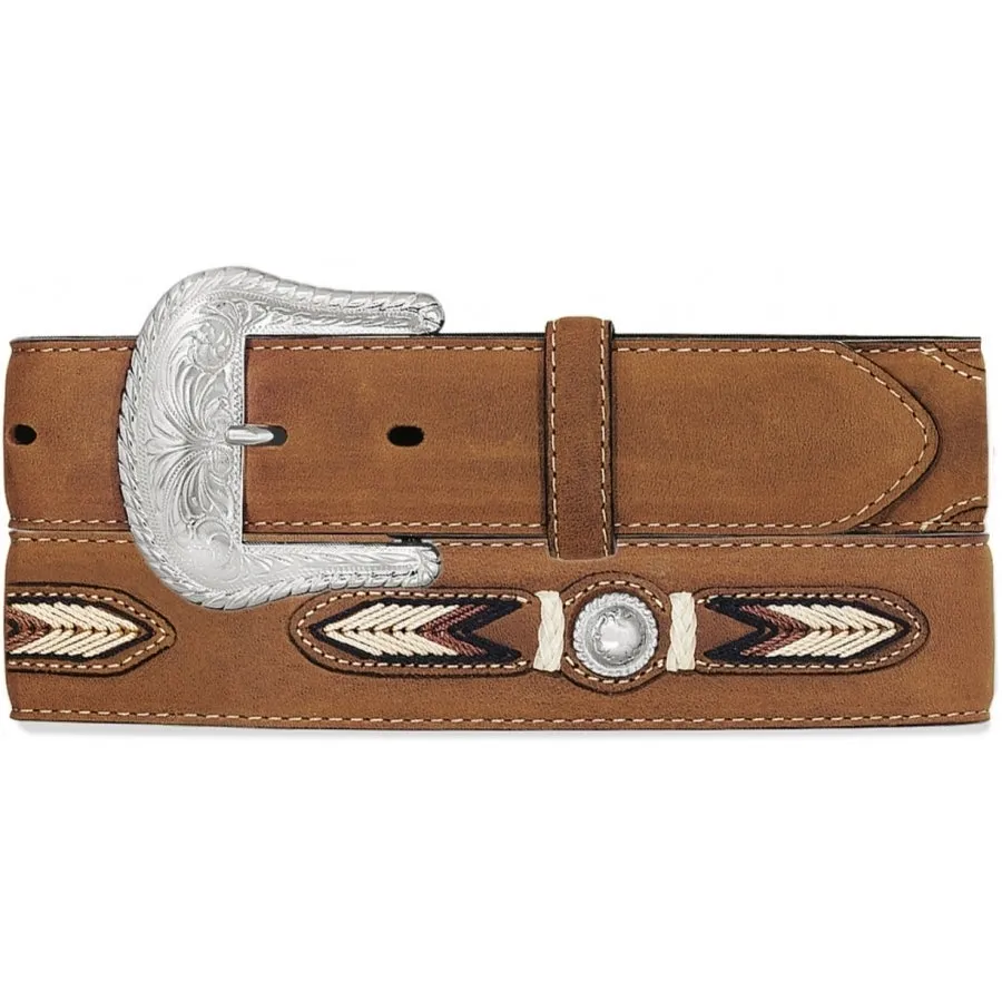 Tony Lama Distressed Brown Sierra Madre Belt for Men