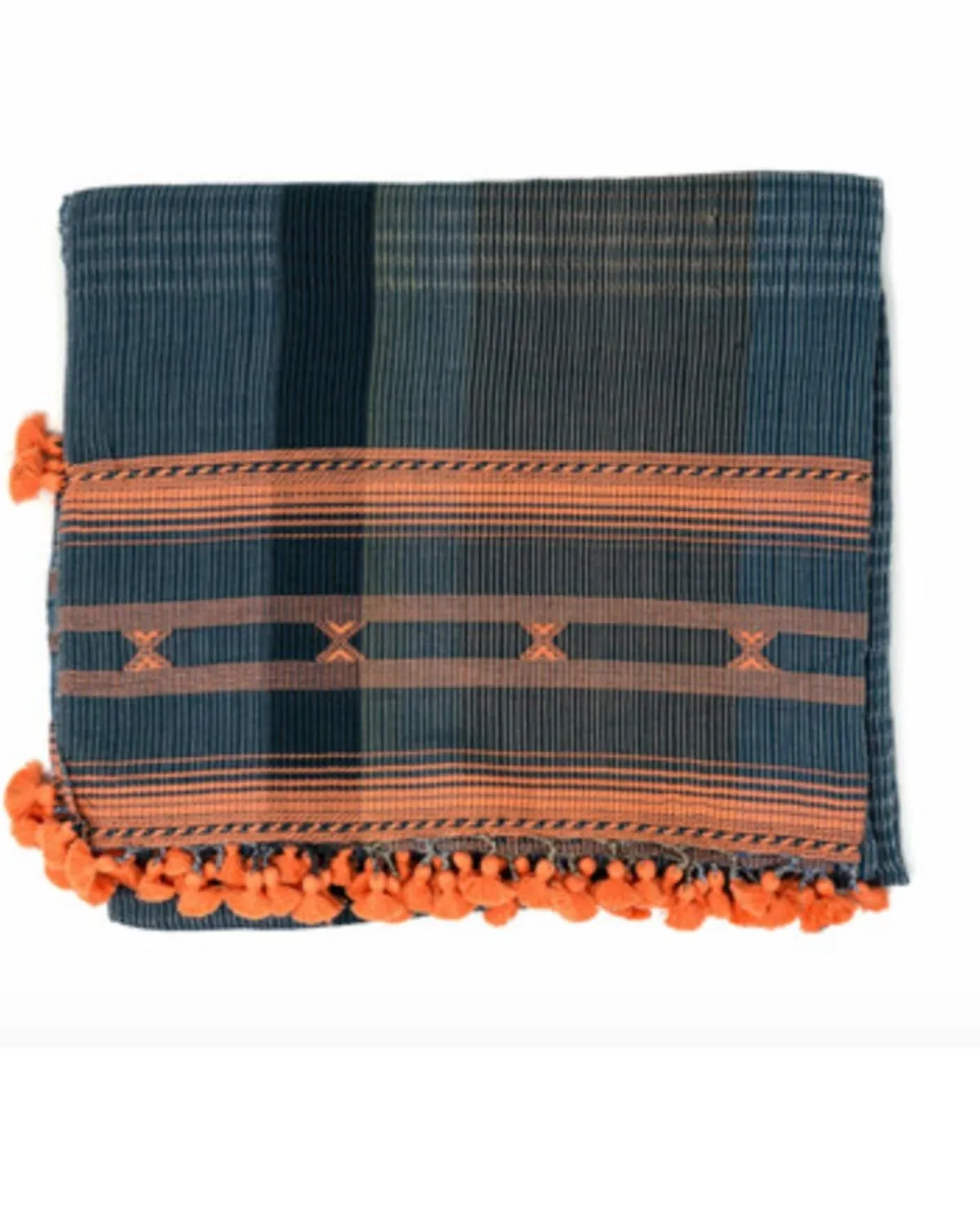 Two-Tone Fine Cotton Scarf
