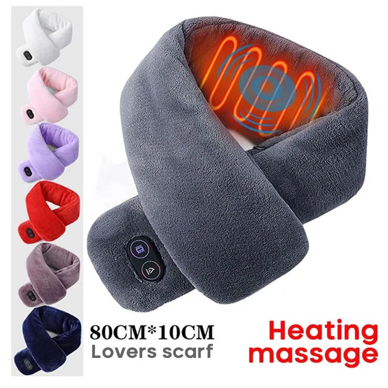 U Shape Electrical Back Neck Shoulder Body Massager Heated Scarf
