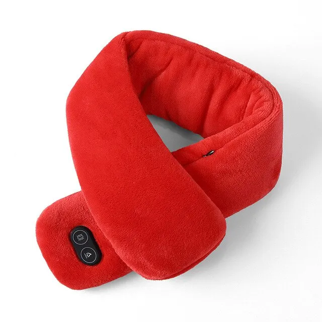 U Shape Electrical Back Neck Shoulder Body Massager Heated Scarf