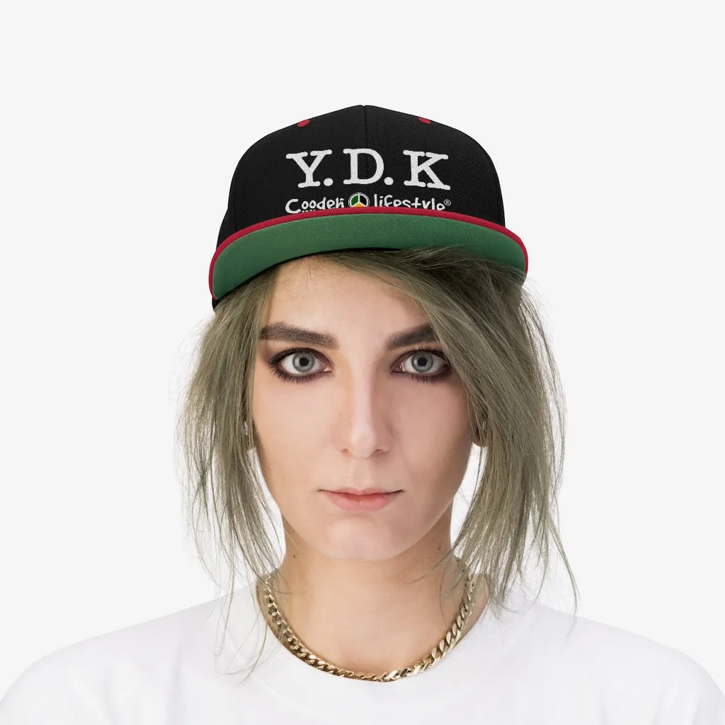 Unisex Flat Bill Hat (YDK)