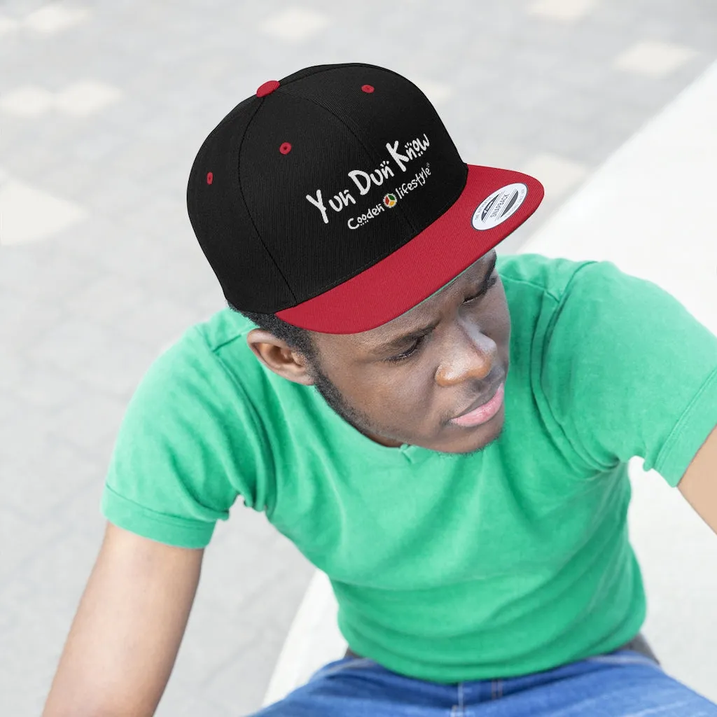 Unisex Flat Bill Hat (YuhDunKnow)