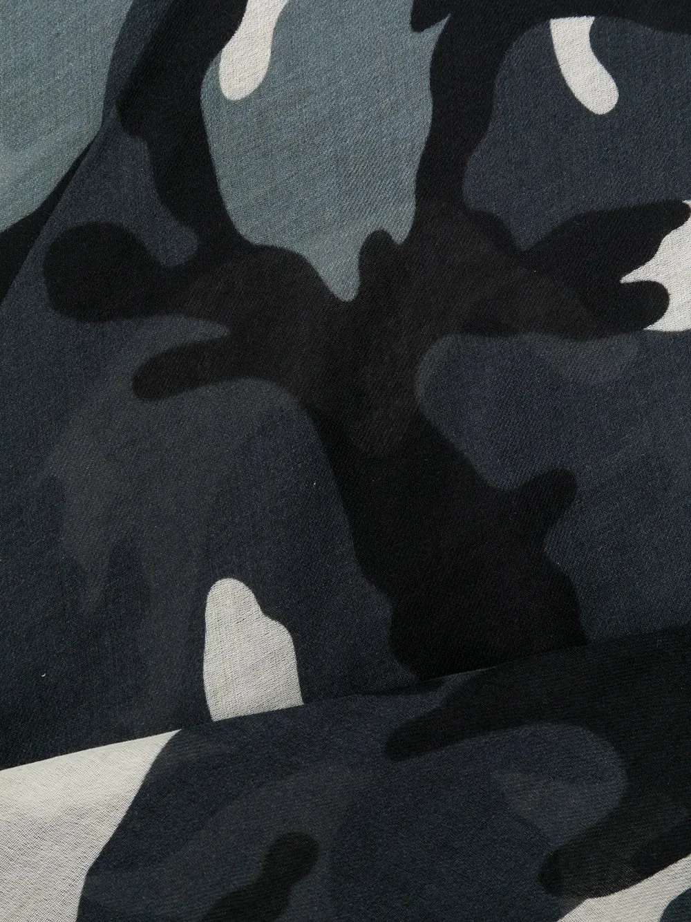 Valentino Camouflage Foulard Scarf