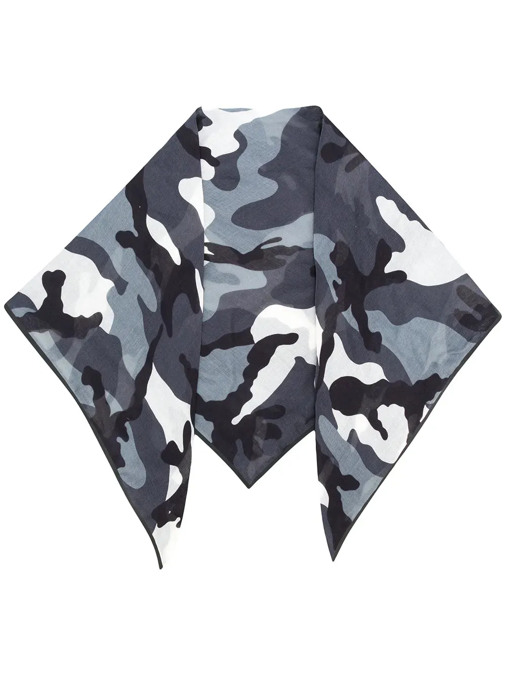 Valentino Camouflage Foulard Scarf