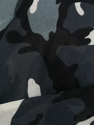 Valentino Camouflage Foulard Scarf